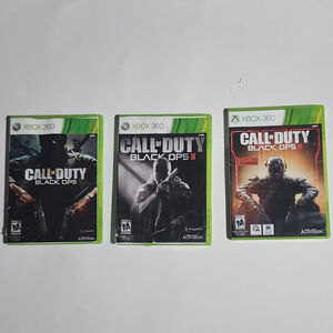 Activision Call of Duty Black Ops Black Ops II III Xbox 360 NTSC-U/C
